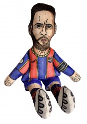 Lionel Messi dog toy, celebrity plush doll, parody dog toy, personalized doll