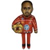 Lewis Hamilton doll, Formula 1 textile doll, ferrari plush doll