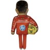 Lewis Hamilton doll, Formula 1 textile doll, ferrari plush doll