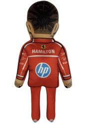 Lewis Hamilton doll, Ferrari plush doll, Formula 1 textile doll, celebrity plush doll