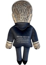 Aleksandar Vucic doll, politician textile doll, dictator textile doll, serbian dictator doll