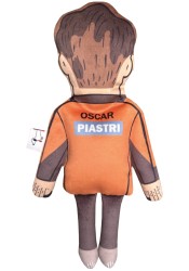 Oscar Piastri doll, formula one doll, formula racer plushies, Mclaren doll