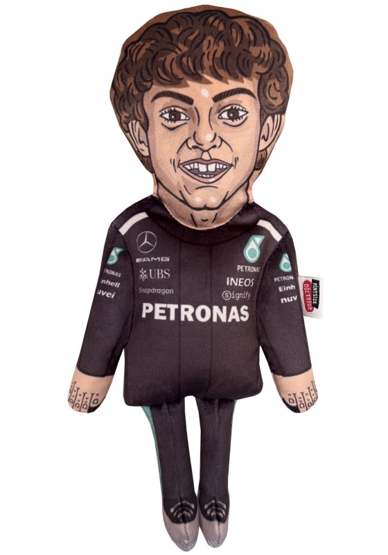 Kimi Antonelli doll, Kimi plush doll, formula racer doll, Mercedes doll