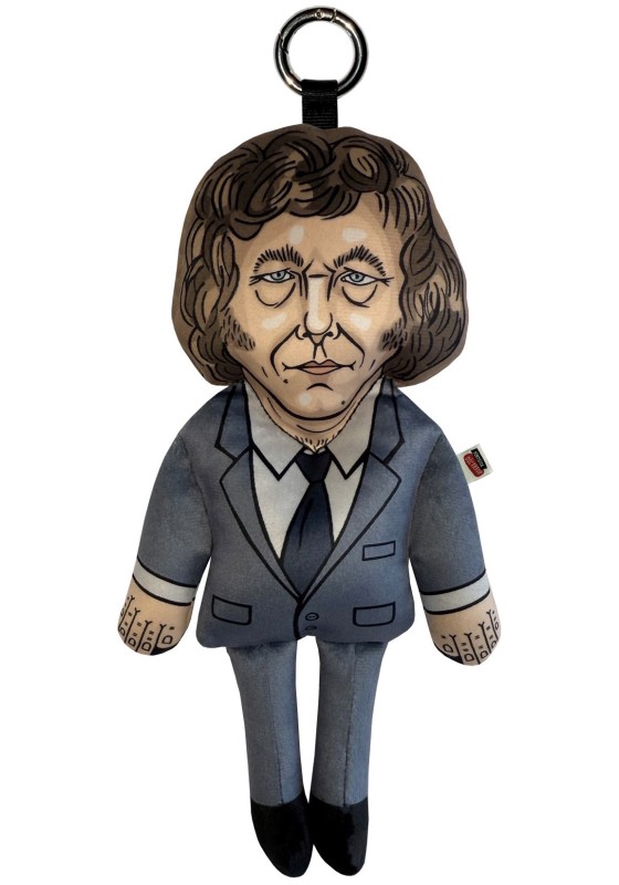 Javier Milei keyring, funny keychain, Argentine keychain