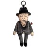 Winston Churchill keyring, London keychain, politician keyring