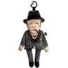 Winston Churchill keyring, London keychain, politician keyring