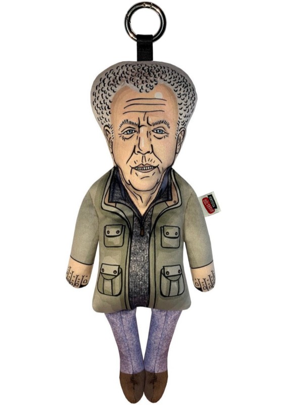Jeremy Clarkson keyring, funny keychain, farm celebrity keychain