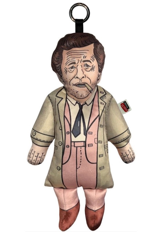 Columbo keyring, funny detective keychain