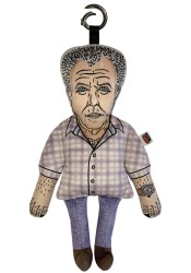 Jeremy Clarkson keyring, funny keychain, parody plush keychain