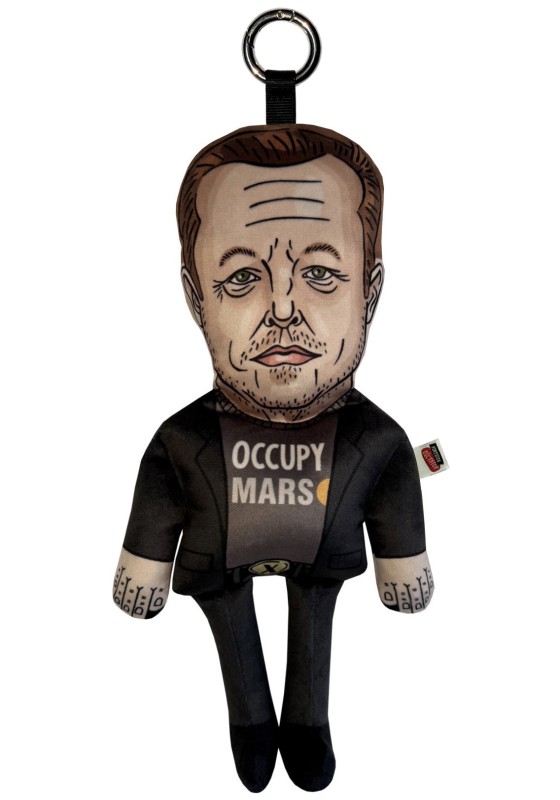Elon Musk keyring, American celebrity keychain
