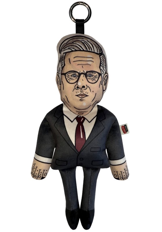 Keir Starmer keyring, funny keychain, prime minister keychain