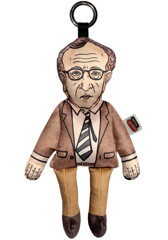 Woody Allen keyring, celebrity keychain