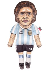 Maradona doll,...