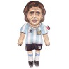 Maradona doll, footballer textile doll, celebrity plush