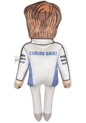 Carlos Sainz Jr. doll, formula one racer, celebrity plushies