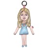 Sabrina Carpenter keyring, celebrity textile keychain
