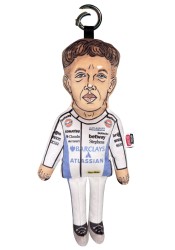 Alex Albon keyring, formula one racer keychain