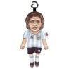 Maradona keyring, footballer textile keychain