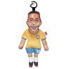 Pelé keyring, footballer star keychain, textile keyring