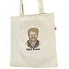 Kaleb Cooper textile tote bag, market bag, printed tote