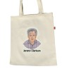 Jeremy Clarkson textile tote bag, printed shopper bag