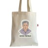 Jeremy Clarkson textile tote bag, printed shopper bag