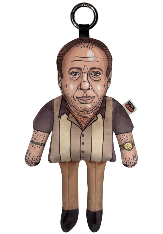 Tony Soprano keyring, James Gardolfini keyring, celebrity plush