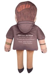 Tony Soprano plush doll, celebrity dolls, James Gardolfini doll