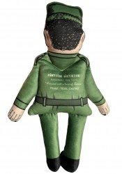 Fidel Castro dog toy, political dog toy, parody dog toy, personalized doll, celebrity doll