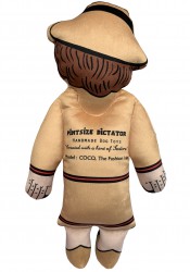 Coco doll, beige doll, french fashion designer doll, funny plush doll, famous celebrity doll, designer plush doll